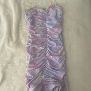 Windsor Lavender Ruched Dress